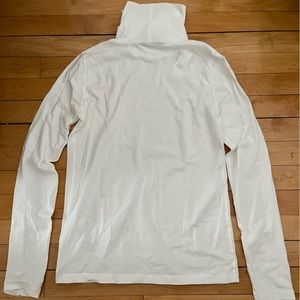 NWT J Crew Women’s White Tissue Turtleneck, XS